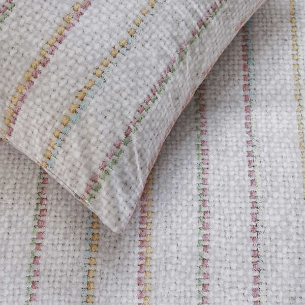 Ariadne Dekbedovertrek Soft Lines - Offwhite - OP=OP - Afbeelding 3