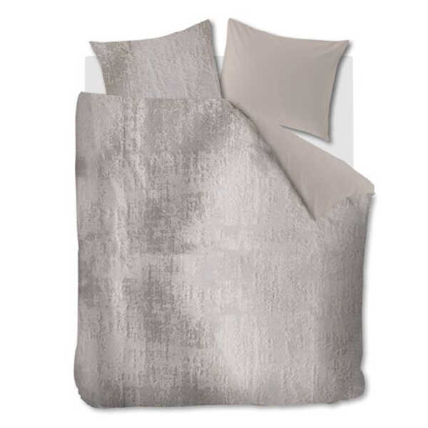 At Home by Beddinghouse Dekbedovertrek Textures - Light Grey - OP=OP