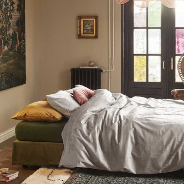 At Home by Beddinghouse Dekbedovertrek Textures - Light Grey - OP=OP - Afbeelding 2