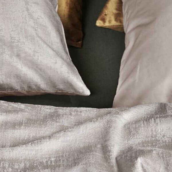 At Home by Beddinghouse Dekbedovertrek Textures - Light Grey - OP=OP - Afbeelding 4