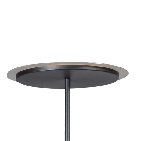 Vloerlamp Milan Uplight LED 185cm - Black Nikkel - Afbeelding 4