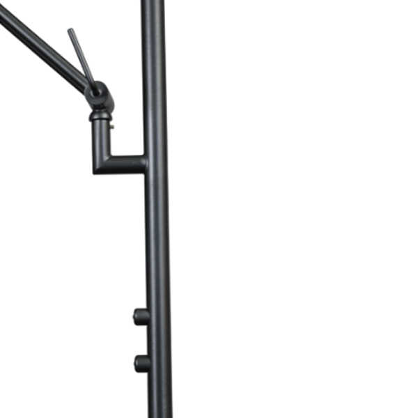Vloerlamp Milan Uplight LED 185cm - Black Nikkel - Afbeelding 5