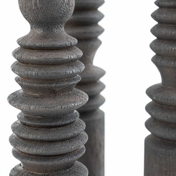 Kandelaar Totem set/3 - Brown - Afbeelding 3