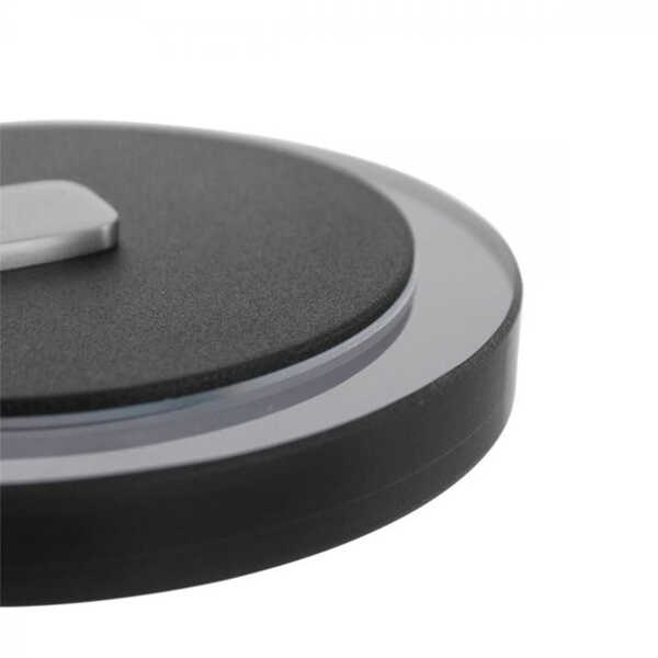 Vloerlamp Turound 2-lichts LED 187cm - Zwart / Smoke Glas - Afbeelding 3