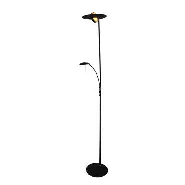 Vloerlamp Zenith LED 185cm - Zwart - Afbeelding 3