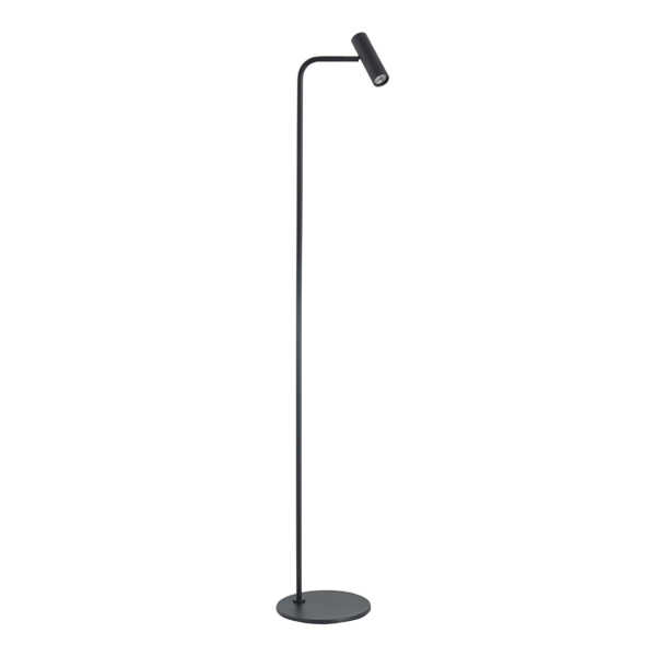 Vloerlamp Trend 1-lichts 132cm - Zwart