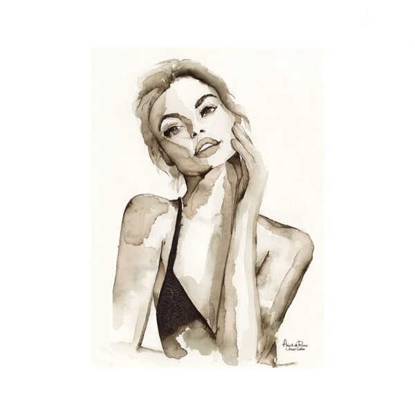 Wandkleed A Woman's Face Medium 110x145cm