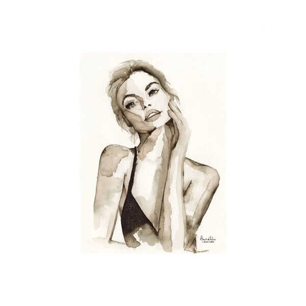 Wandkleed A Woman's Face Small 80x110cm