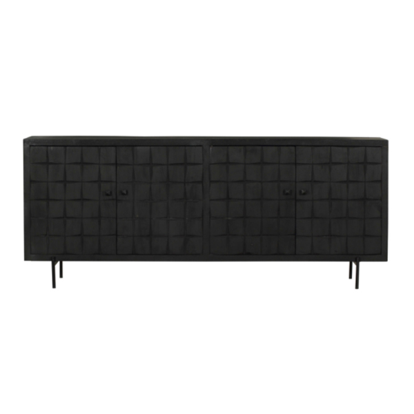 Dressoir Brandy 220cm - Zwart