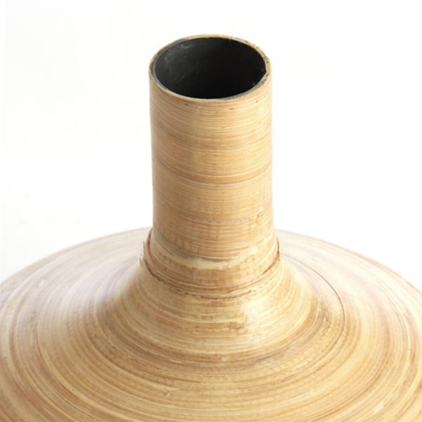 Vaas TOLIMU Ø25x25cm - Bamboe - Afbeelding 3