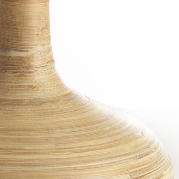 Vaas TOLIMU Ø25x25cm - Bamboe - Afbeelding 4