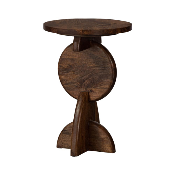 WOOOD Bijzettafel Nori Mangohout - Warm Bruin