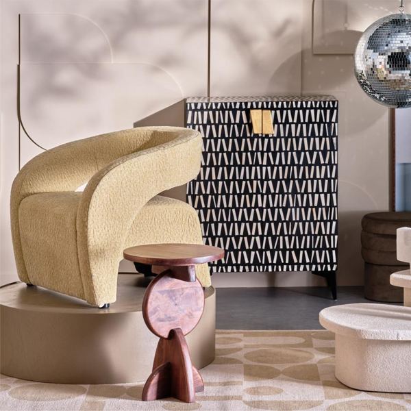 WOOOD Bijzettafel Nori Mangohout - Warm Bruin - Afbeelding 4