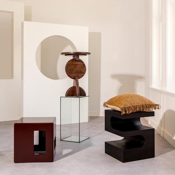 WOOOD Bijzettafel Nori Mangohout - Warm Bruin - Afbeelding 3