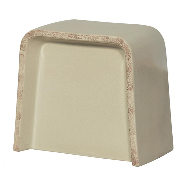 BePureHome Bijzettafel Shoal Keramiek - Cream