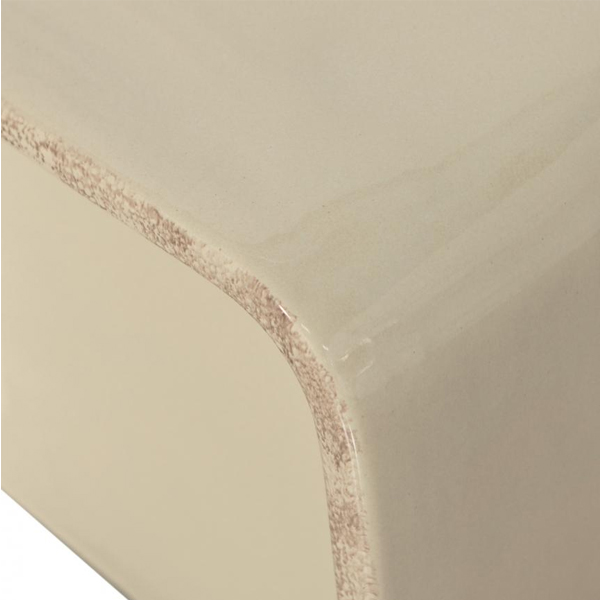 BePureHome Bijzettafel Shoal Keramiek - Cream - Afbeelding 3