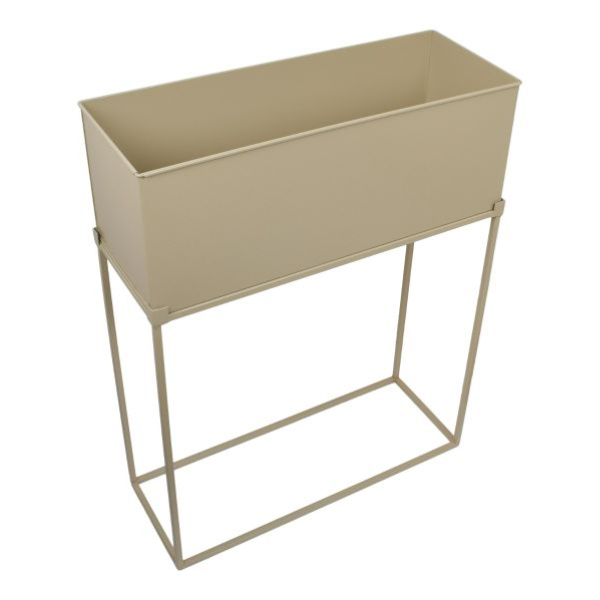 Plantenbak Flora - Beige - Metaal - Afbeelding 2