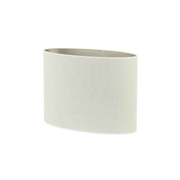 Lampenkap SAVERNA Ovaal 30x15x25cm - Eiwit - Afbeelding 4