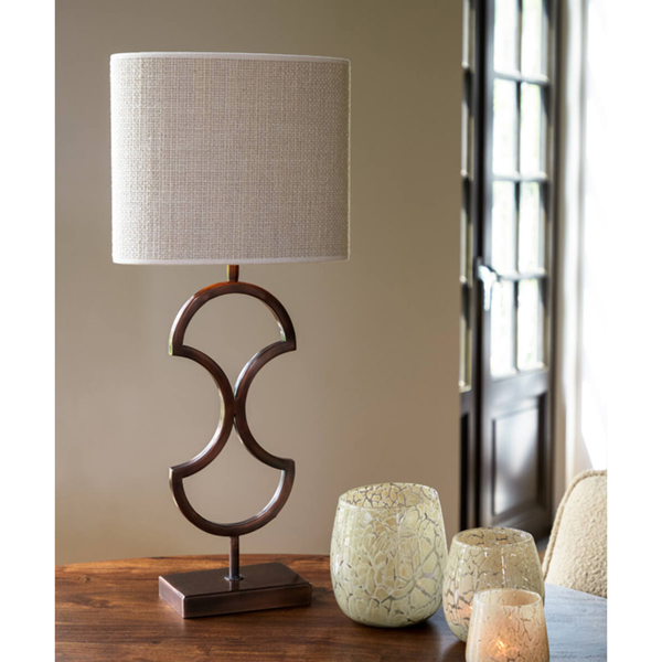 Lampenkap SAVERNA Ovaal 30x15x25cm - Eiwit - Afbeelding 2