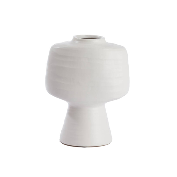 Vaas GANDORO 28,5cm Keramiek - Mat Crème