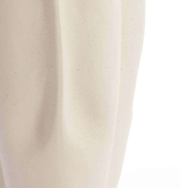 Vaas SANGULI 56cm Keramiek - Crème - Afbeelding 4