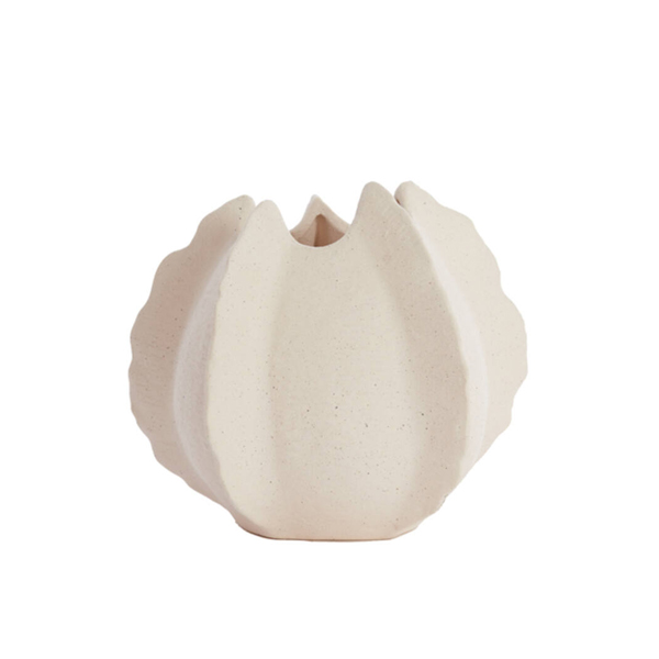 Vaas KELAPA Ø26x23cm Keramiek - Crème