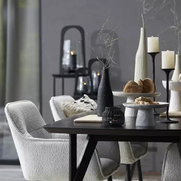 Schaal op voet OTA Ø31x15,5cm - Crème - Afbeelding 4