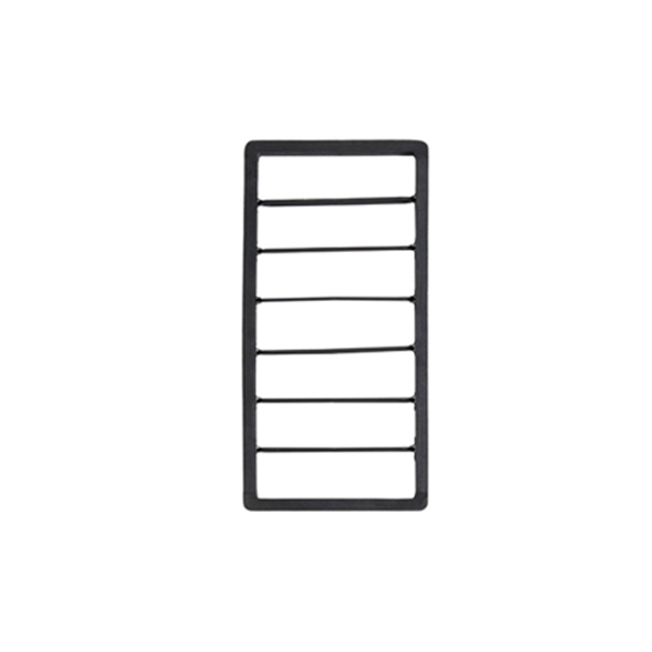 Wijnrek SORRENTO 6 flessen 80cm Hout - Zwart - OP=OP