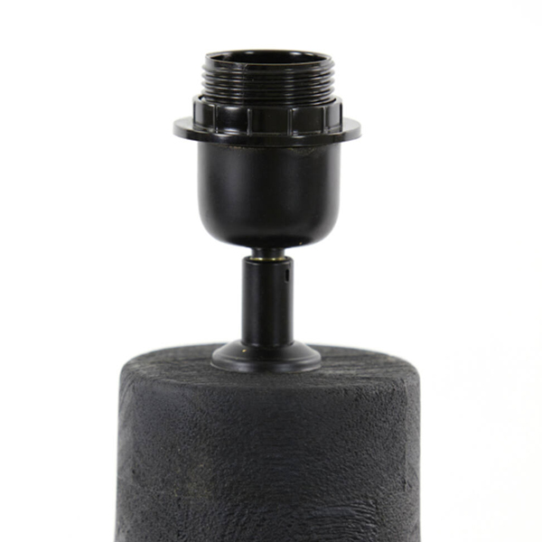 Lampvoet BARUMI Ø23x42cm - Mat Zwart - Afbeelding 3