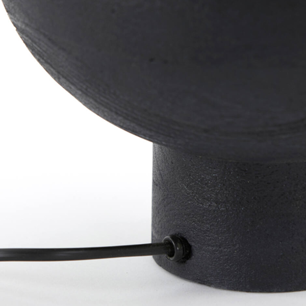 Lampvoet BARUMI Ø23x42cm - Mat Zwart - Afbeelding 5