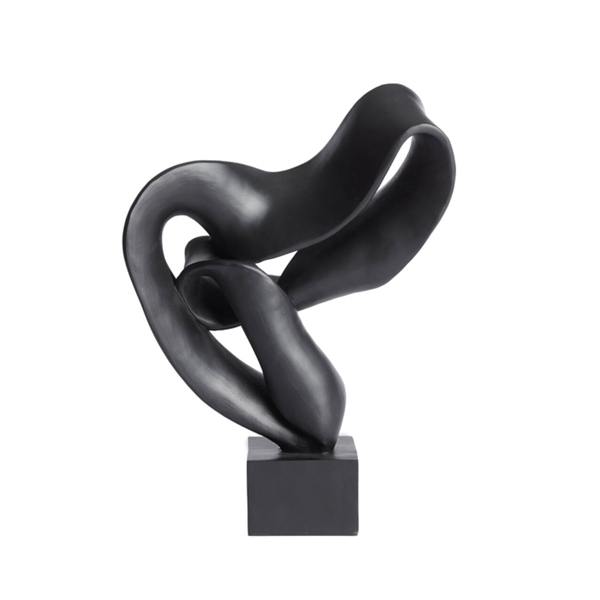 Ornament KAJAN 44,5cm - Mat Zwart