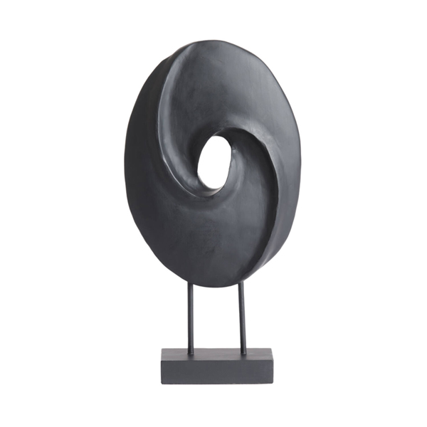 Ornament ZORATI 24x9x46,5cm Hout - Zwart