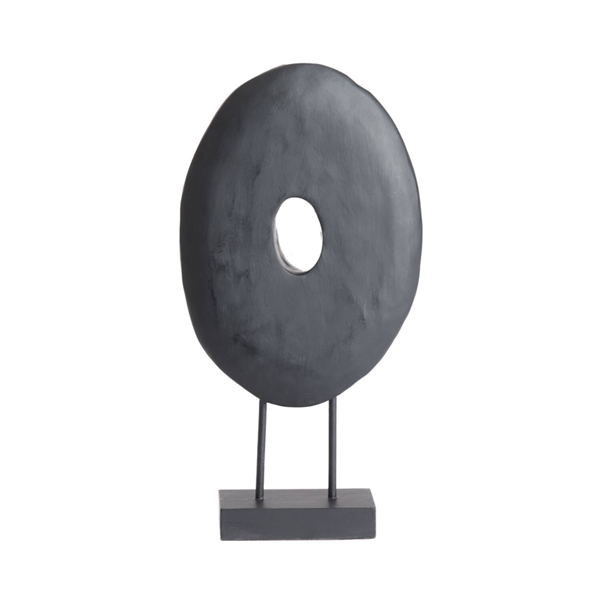 Ornament ZORATI 24x9x46,5cm Hout - Zwart - Afbeelding 5