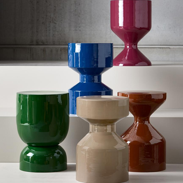 WOOOD Bijzettafel Ferry Ø30x47cm Metaal - Sponge - Afbeelding 2