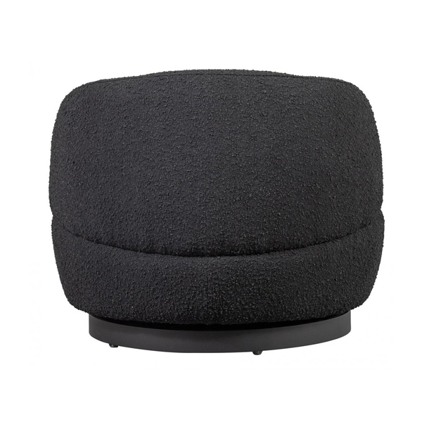 BePureHome Draaifauteuil Woolly Bouclé - Antraciet Gemêleerd - Afbeelding 7