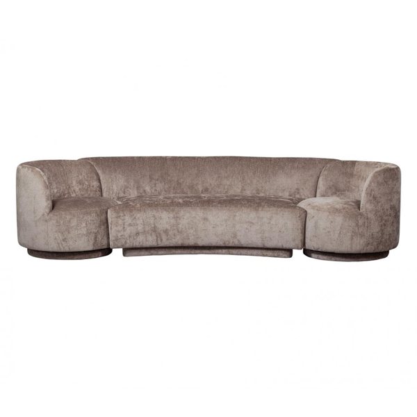 BePureHome Combi Popular Bankje en Fauteuils - Taupe