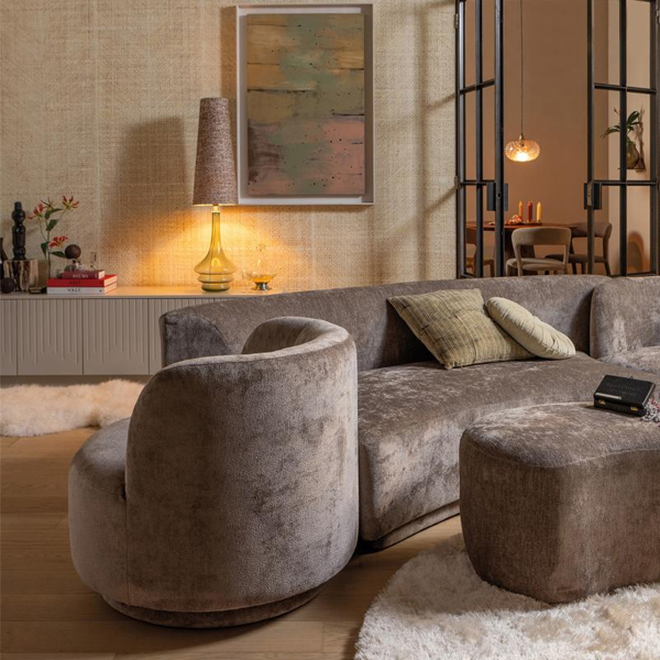 BePureHome Combi Popular Bankje en Fauteuils - Taupe - Afbeelding 6