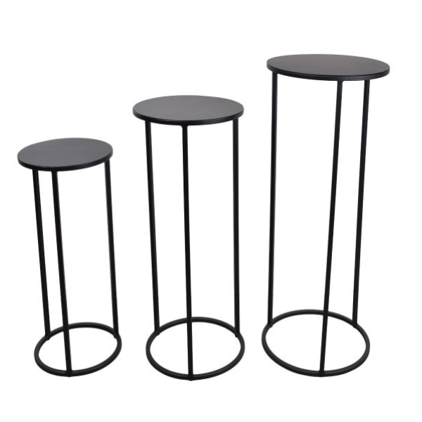 Plantentafel set 3 stuks - Zwart
