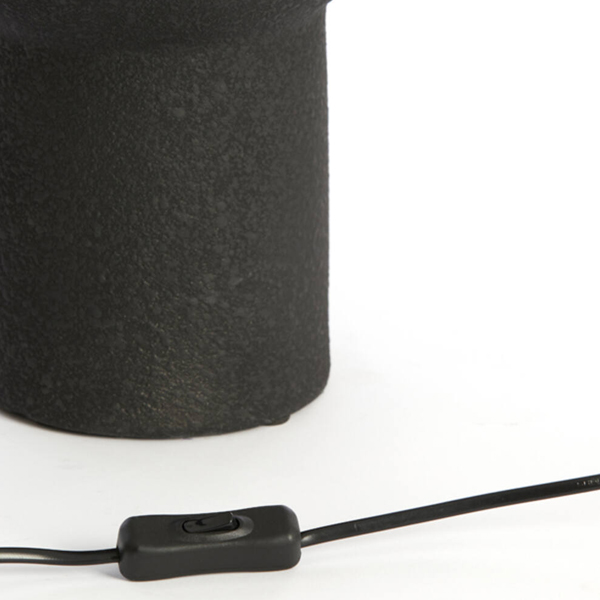 vtwonen tafellamp MONK 25x25x46cm - Zwart - Afbeelding 4