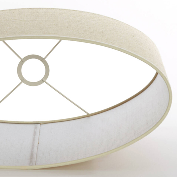 Lampenkap SENDAI Ovaal 58x24x32cm - Zand - Afbeelding 6
