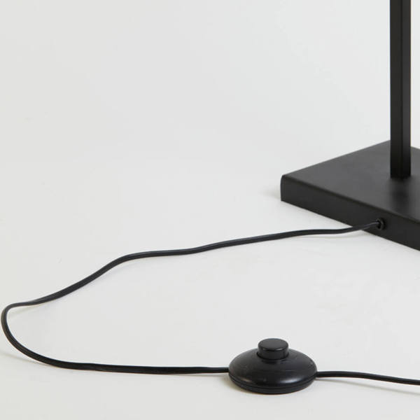 Vloerlamp SHIVA 30x15x141cm - Mat Zwart - Afbeelding 5