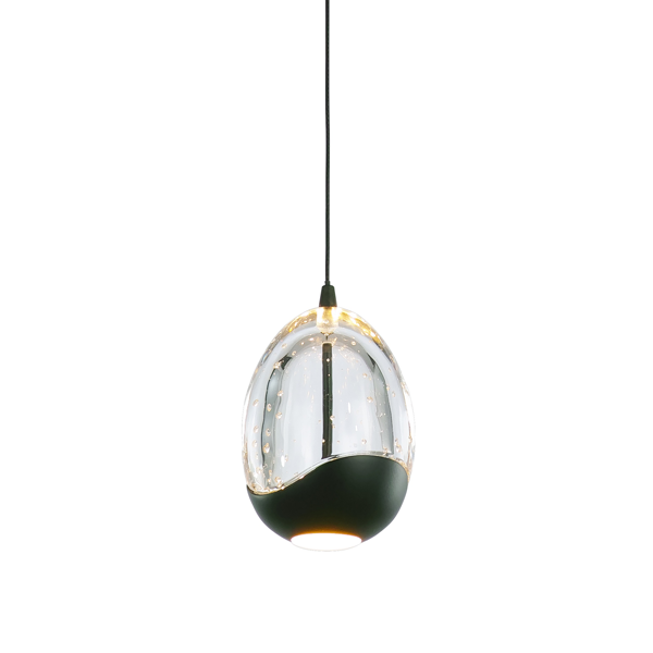 Hanglamp Egg - 1 Lichts - Zwart - Afbeelding 2