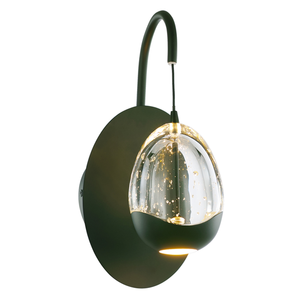 Wandlamp Egg - Zwart