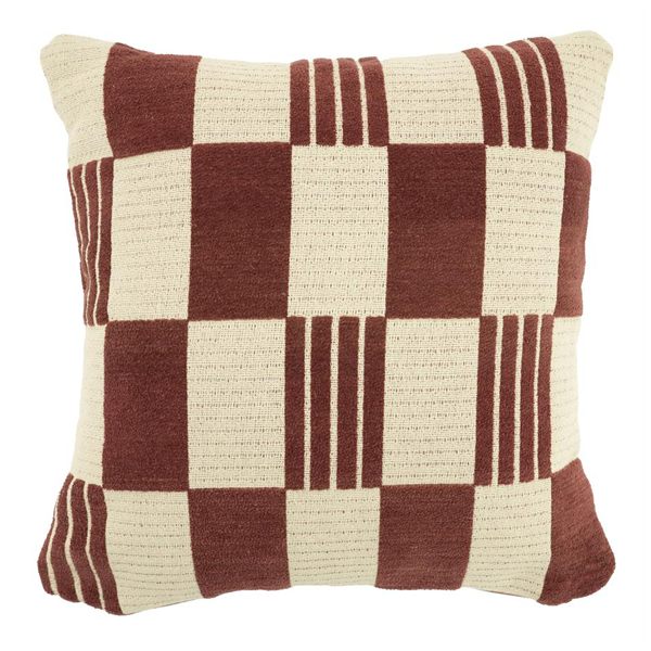 Sierkussen Twist - Bordeaux - 45x45cm