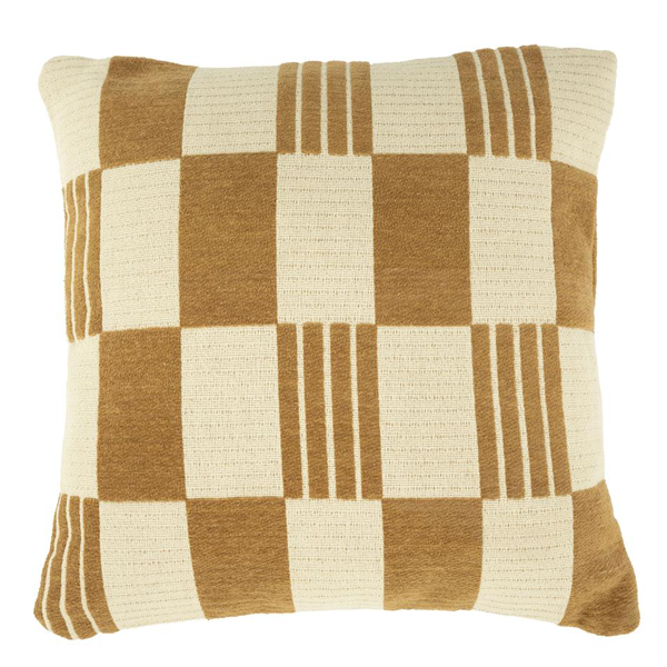 Sierkussen Twist - Mosterd - 45x45cm