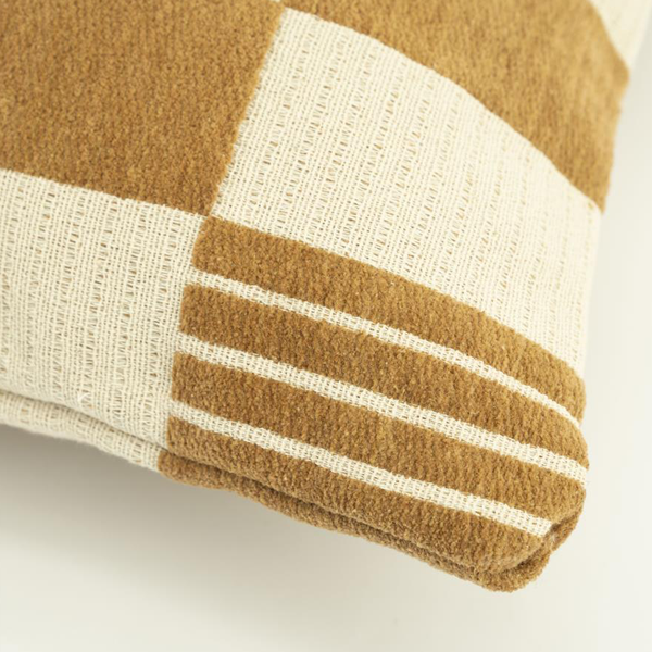 Sierkussen Twist - Mosterd - 45x45cm - Afbeelding 2