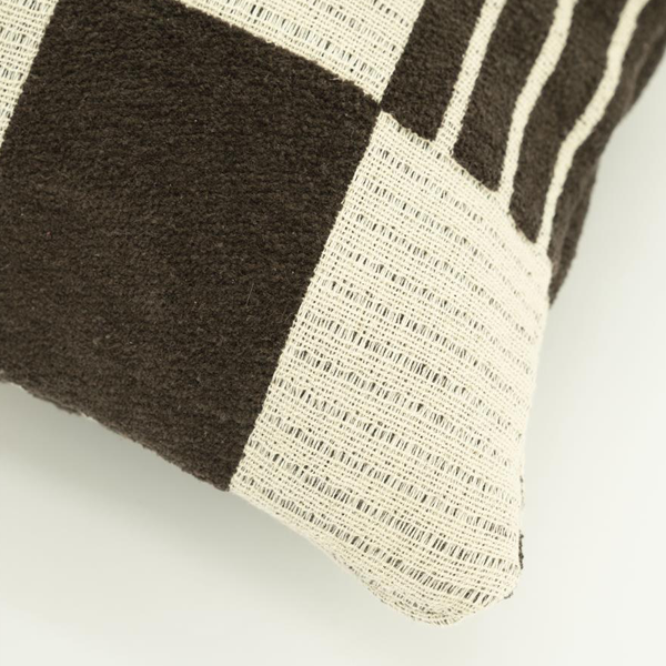 Sierkussen Twist - Bruin - 35x55cm - Afbeelding 2